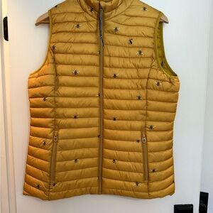 Women's Gold Quilted Vest